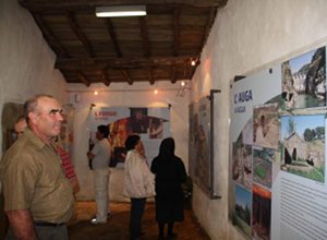 Interior do Ecomuseu "Terra Mater", em Picote